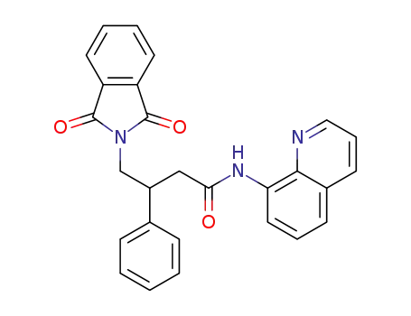 4-(1,3-dioxoisoindolin-2-yl)-3-phenyl-N-(quinolin-8-yl)butanamide