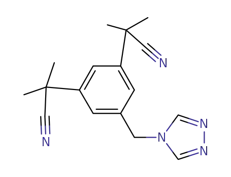 α,α,α',α'-tetramethyl-5-(4H-1,2,4-triazol-4ylmethyl)-1,3-benzene-diacetonitrile