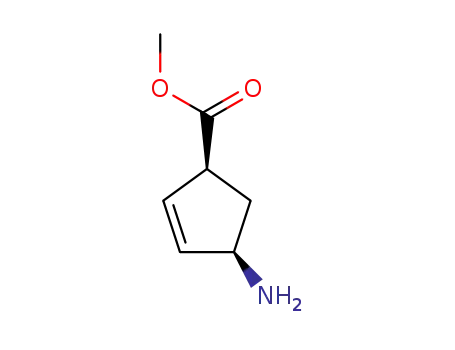 (1S,4R)-(-)-methyl-4-aminocyclopent-2-en-1-carboxylate hydrochloride